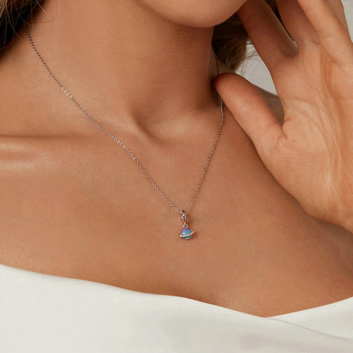 Pandantiv argint mini planeta [8]