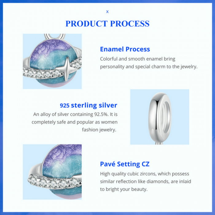 Pandantiv argint mini planeta [17]