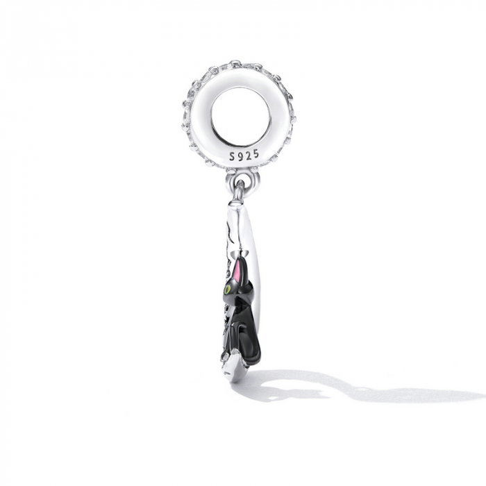 Pandantiv argint mooncat [3]