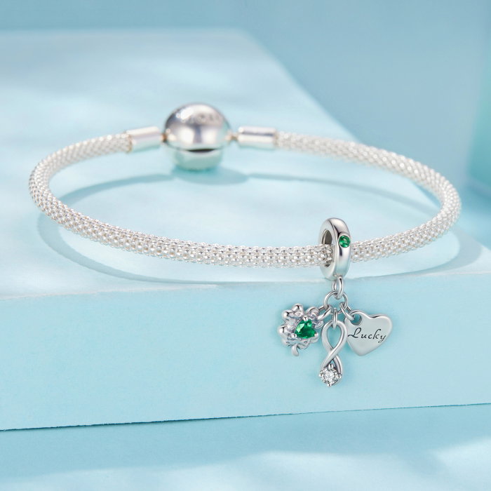 Pandantiv argint Norocos cu Trifoi cu Patru Foi [7]