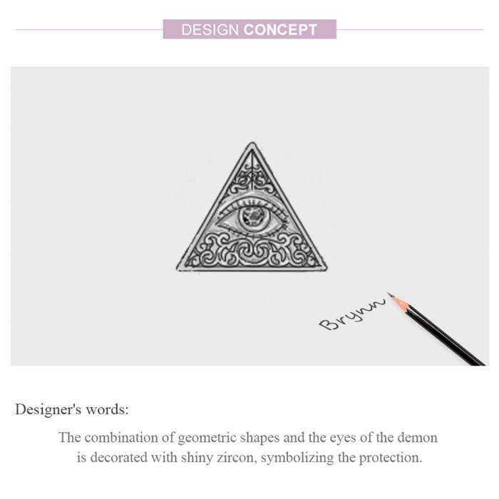 Pandantiv argint ochi de deochi [5]