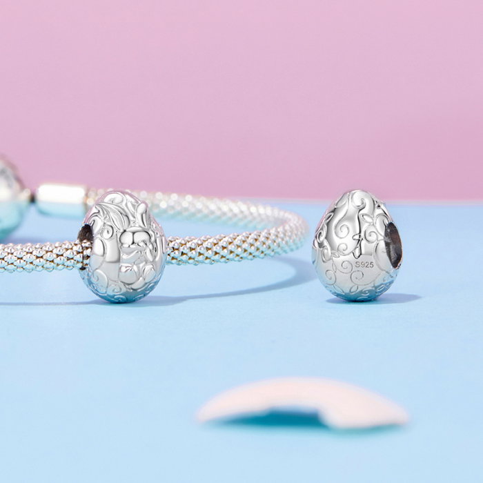 Pandantiv argint ou de Paste si iepuras [5]