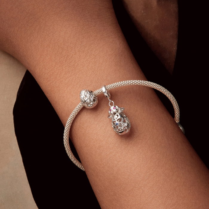 Pandantiv argint ou de Paste si iepuras [14]