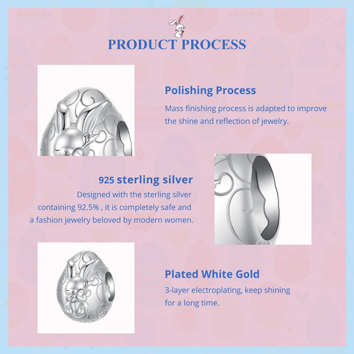 Pandantiv argint ou de Paste si iepuras [8]