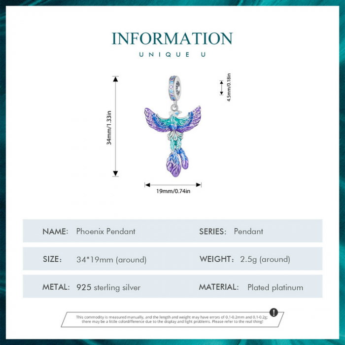 Pandantiv argint pasarea phoenix [9]