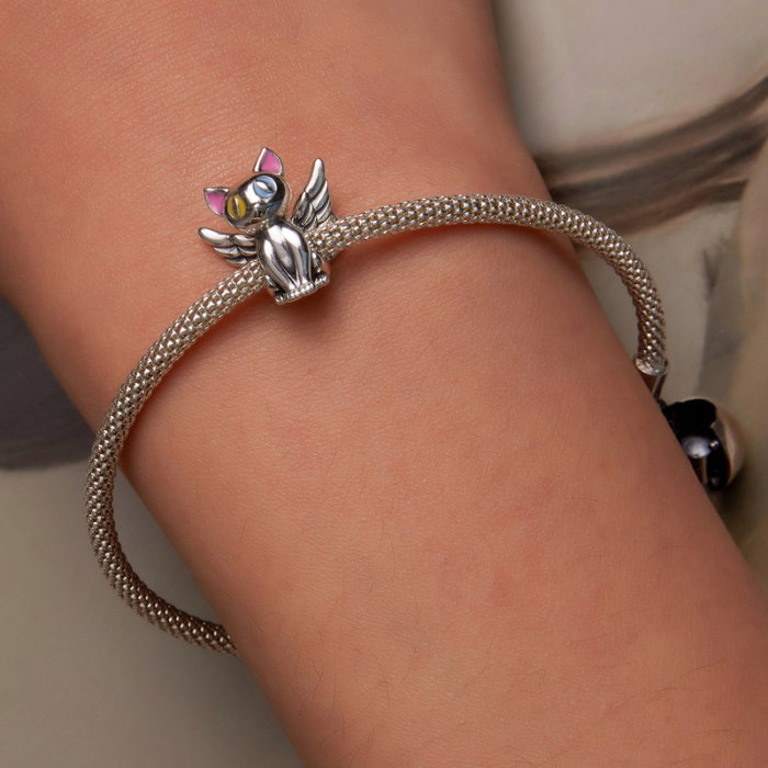 Pandantiv argint pisicuta inger [6]