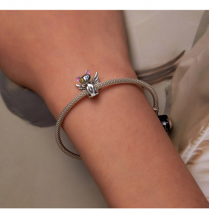 Pandantiv argint pisicuta inger [7]