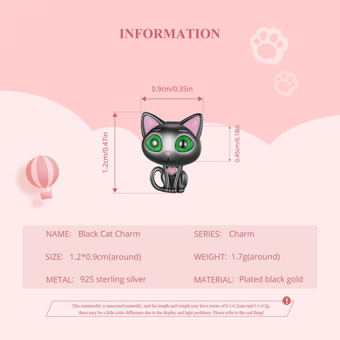 Pandantiv argint Pisicuta Neagra [9]