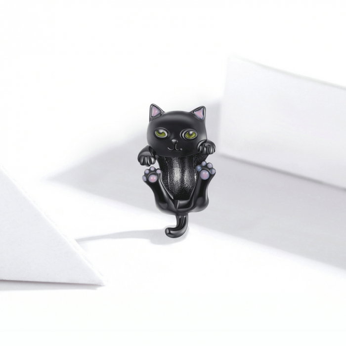 Pandantiv argint  pisicuta neagra [9]