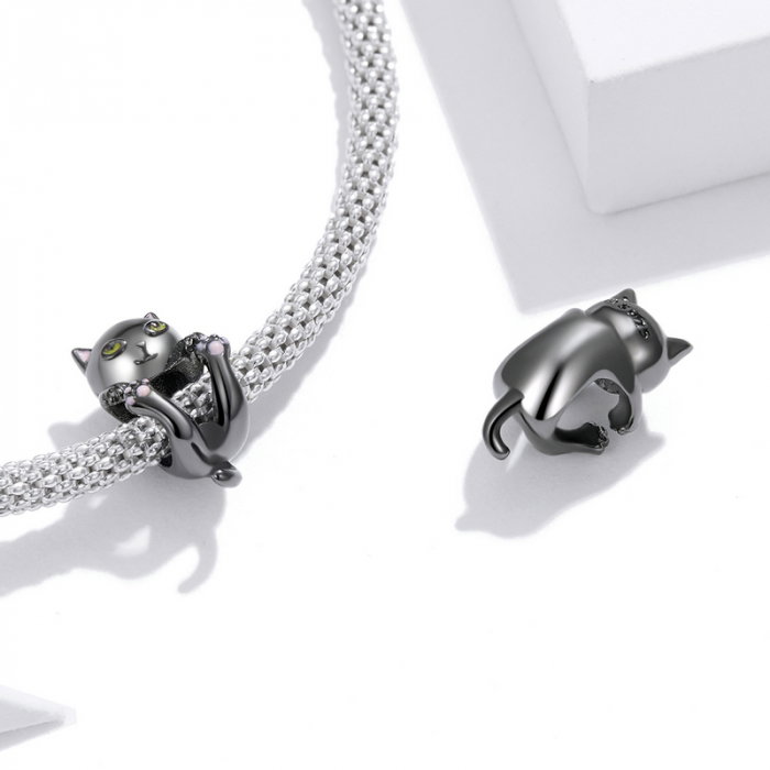 Pandantiv argint  pisicuta neagra [4]