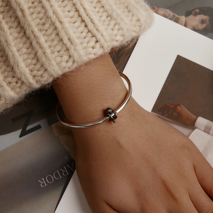 Pandantiv argint  pisicuta neagra [3]