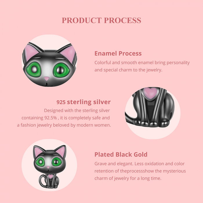 Pandantiv argint Pisicuta Neagra [8]