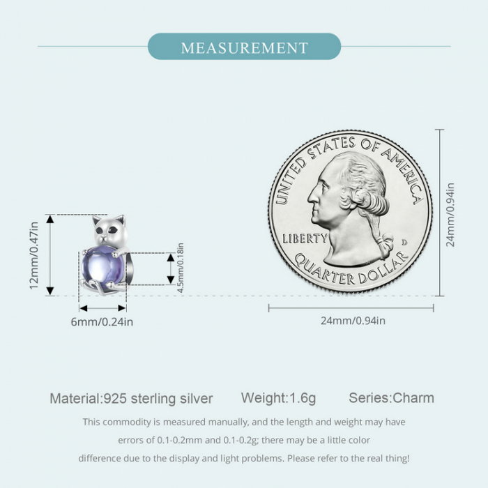 Pandantiv argint pisicuta norocoasa [10]