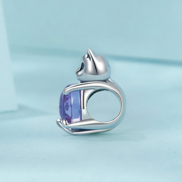 Pandantiv argint pisicuta norocoasa [5]