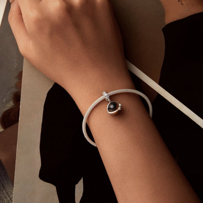 Pandantiv argint planeta cu ochi de tigru [9]