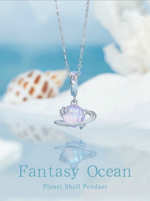 Pandantiv argint planeta scoicilor [17]