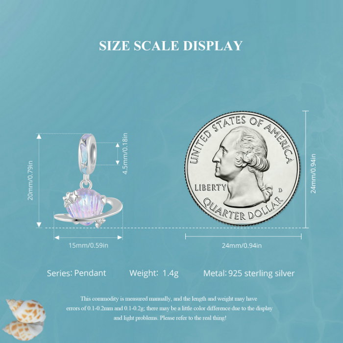 Pandantiv argint planeta scoicilor [14]