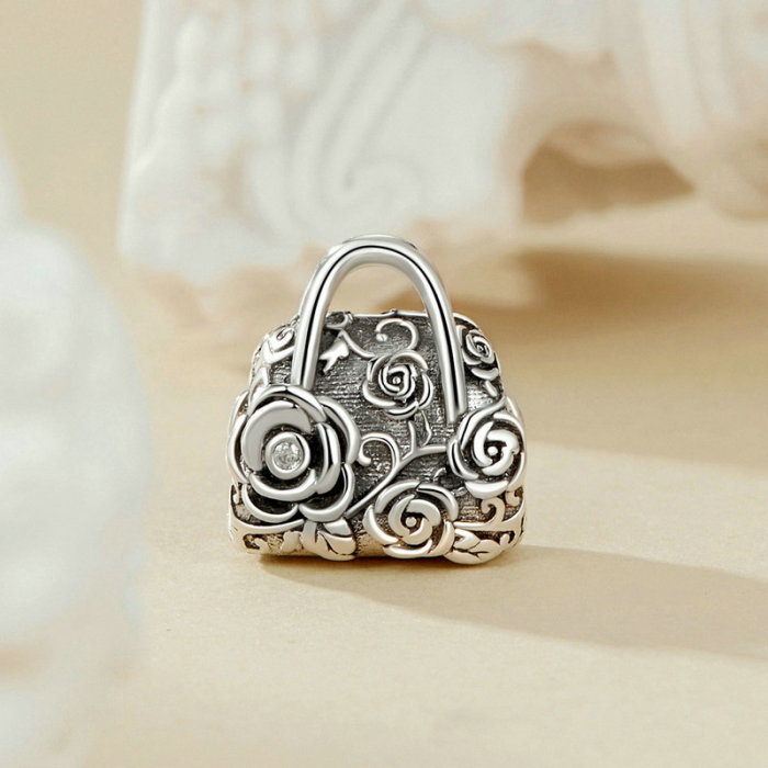 Pandantiv argint gentuta cu trandafiri [2]