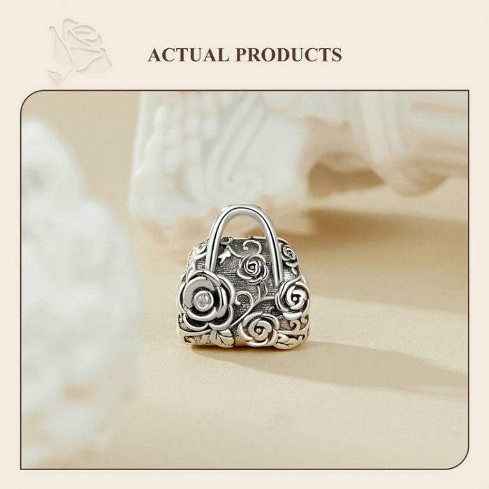 Pandantiv argint gentuta cu trandafiri [17]