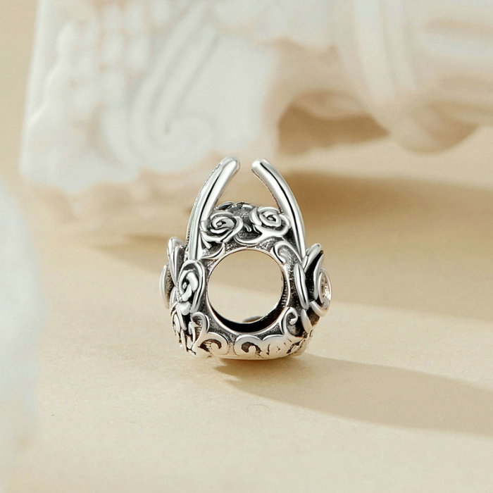 Pandantiv argint gentuta cu trandafiri [4]