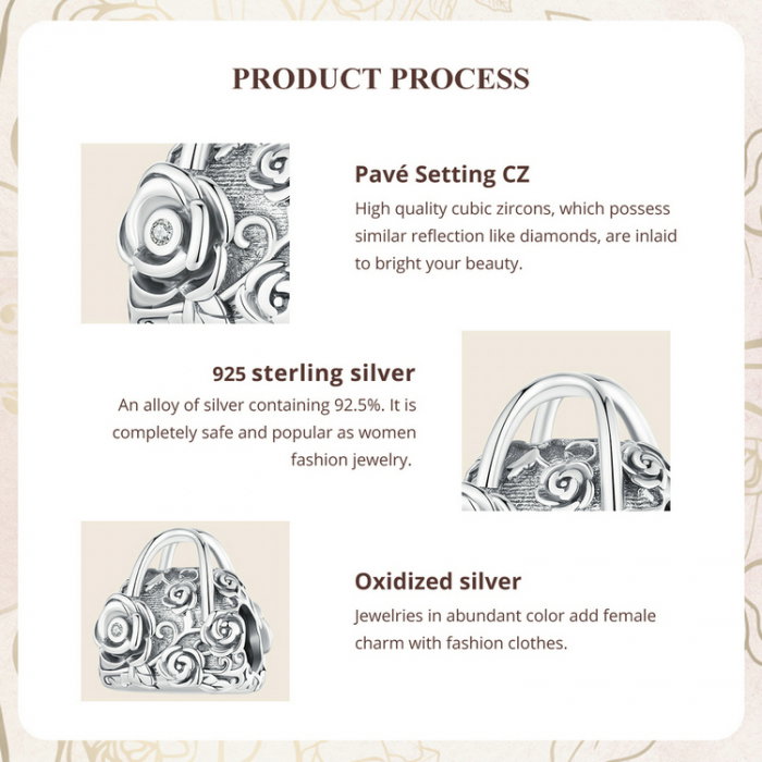 Pandantiv argint gentuta cu trandafiri [9]