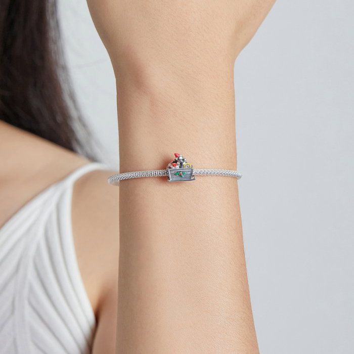 Pandantiv argint sania lui mos craciun [5]