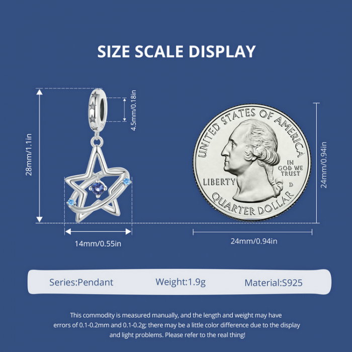 Pandantiv argint steaua visatoare [14]