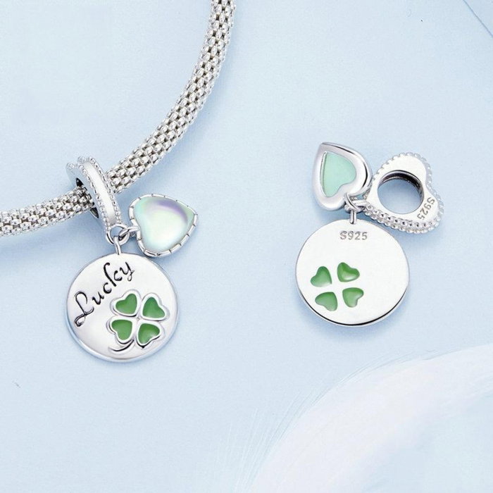 Pandantiv argint trifoi cu patru foi [5]