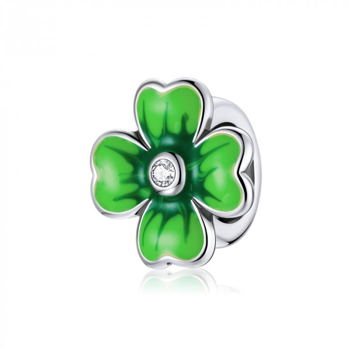 Pandantiv argint trifoi cu patru foi [1]