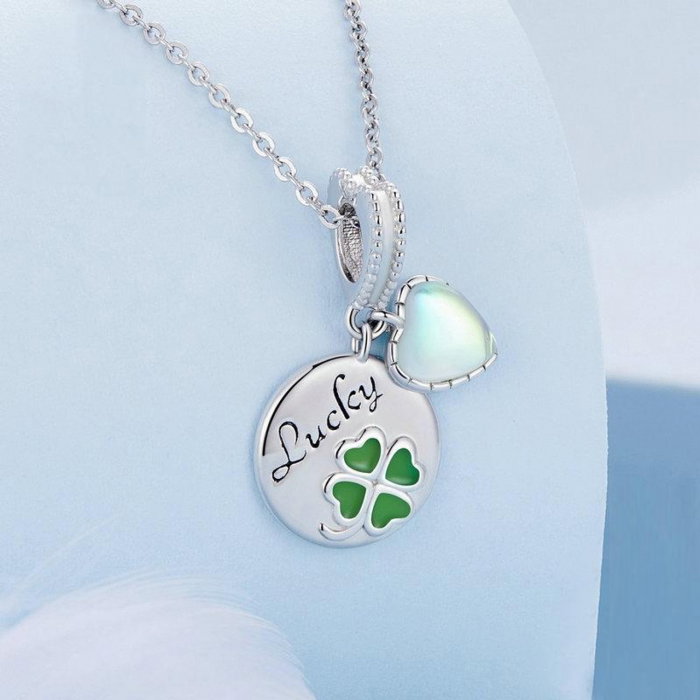 Pandantiv argint trifoi cu patru foi [2]