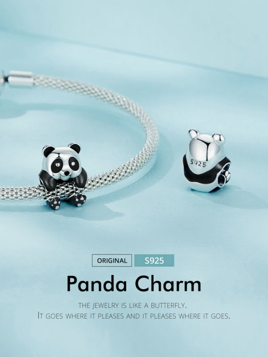 Pandantiv argint ursulet panda [12]