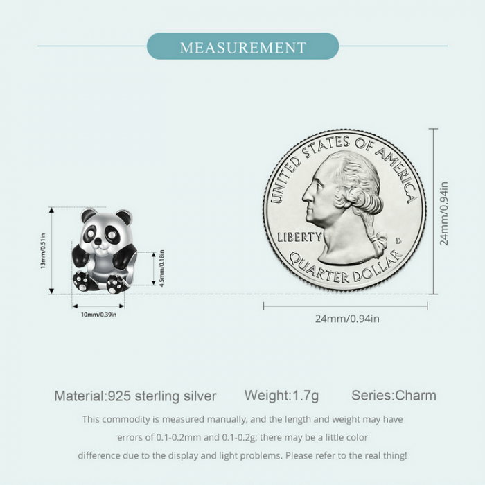 Pandantiv argint ursulet panda [11]