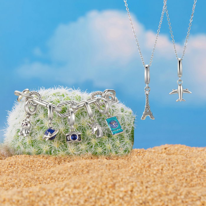 Pandantiv argint Worldwide Travel [13]