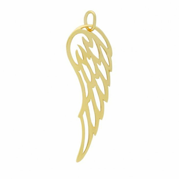 Pandantiv aripa de inger din argint 925 placat cu aur - Be Protected [2]
