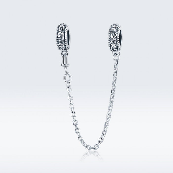 Pandantive argint cu lant de siguranta pentru bratara [5]