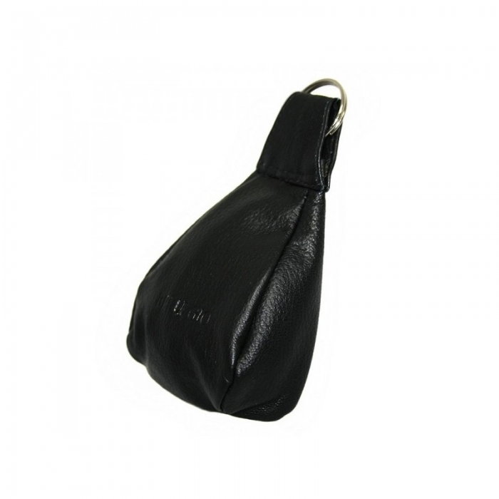 Portchei piele naturala Bellugio PCH25 albastru Navy [4]