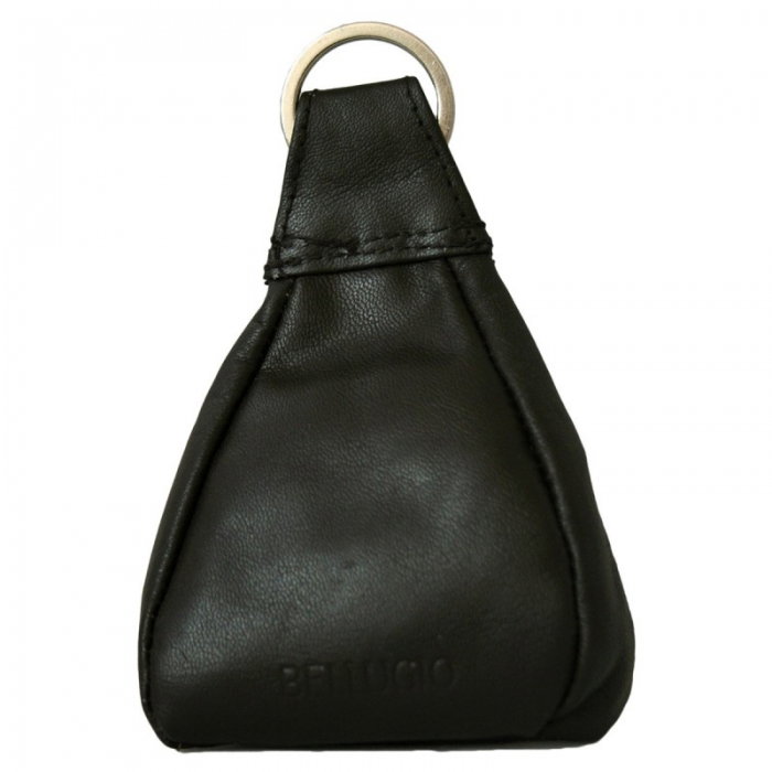Portchei piele naturala Bellugio PCH25 albastru Navy [6]
