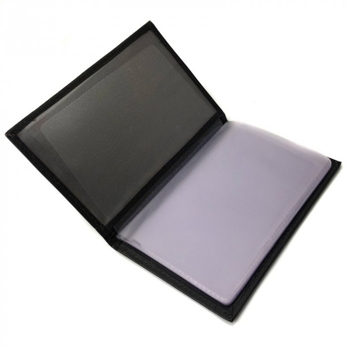 Portcard piele naturala Bellugio PCA40 Negru [2]