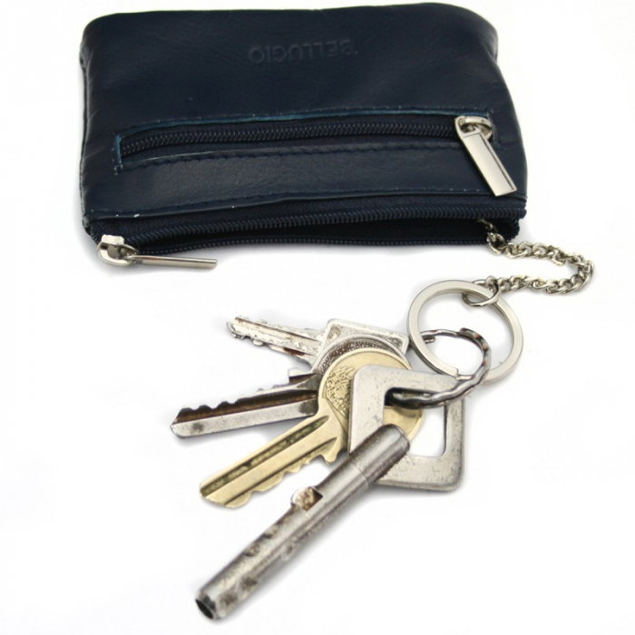 Portchei Albastru piele naturala Bellugio PCH54 [2]