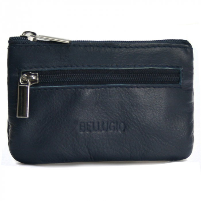 Portchei Albastru piele naturala Bellugio PCH54 [5]