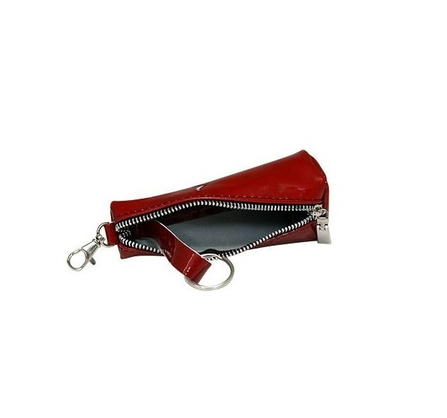 Portchei piele naturala Rosu pentru chei lungi PCH61 [2]
