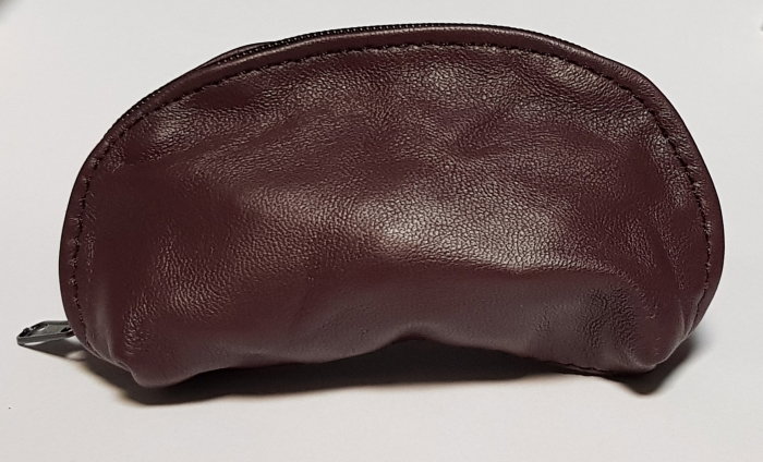 Portchei piele naturala Maron pentru chei lungi PCH70 [1]