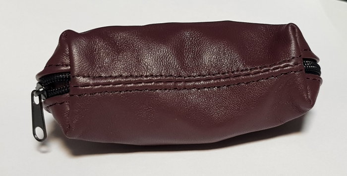 Portchei piele naturala Maron pentru chei lungi PCH70 [4]