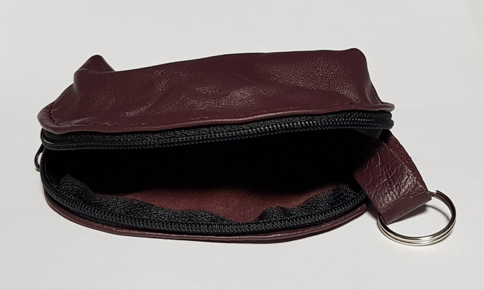 Portchei piele naturala Maron pentru chei lungi PCH70 [3]