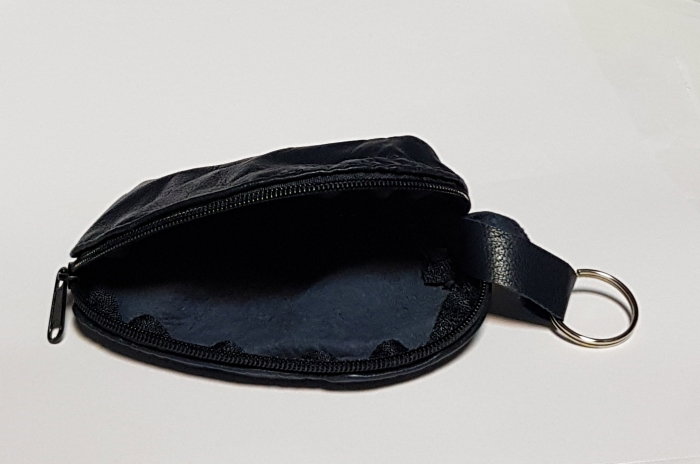 Portchei piele naturala Negru pentru chei lungi PCH68 [3]