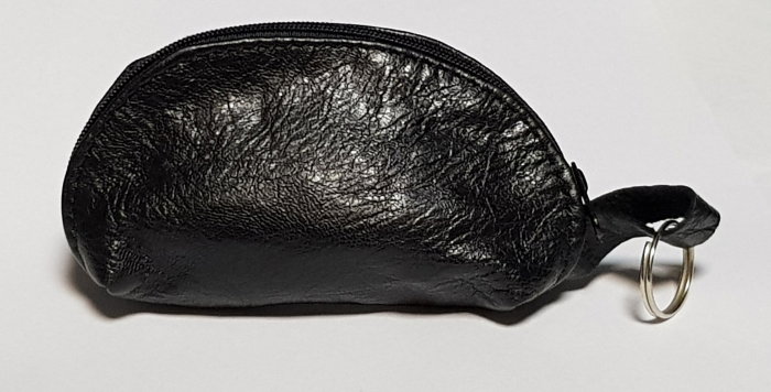 Portchei piele naturala Negru pentru chei lungi PCH68 [1]