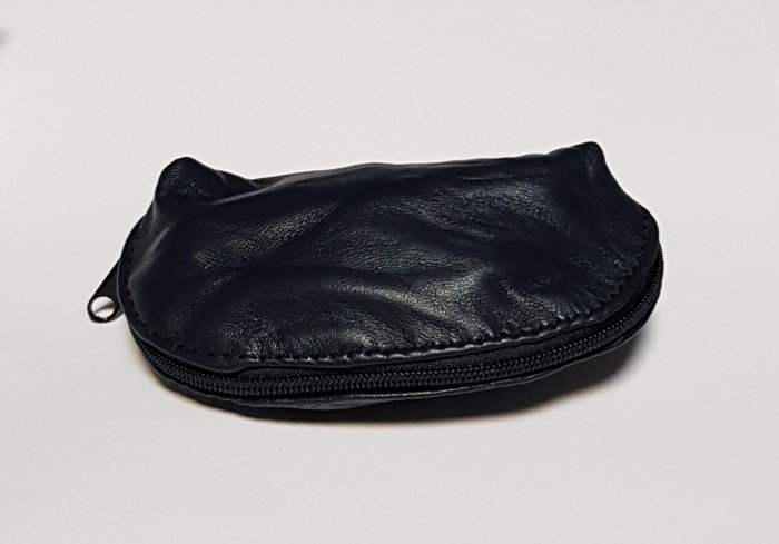 Portchei piele naturala Bleumarin pentru chei lungi PCH69 [1]