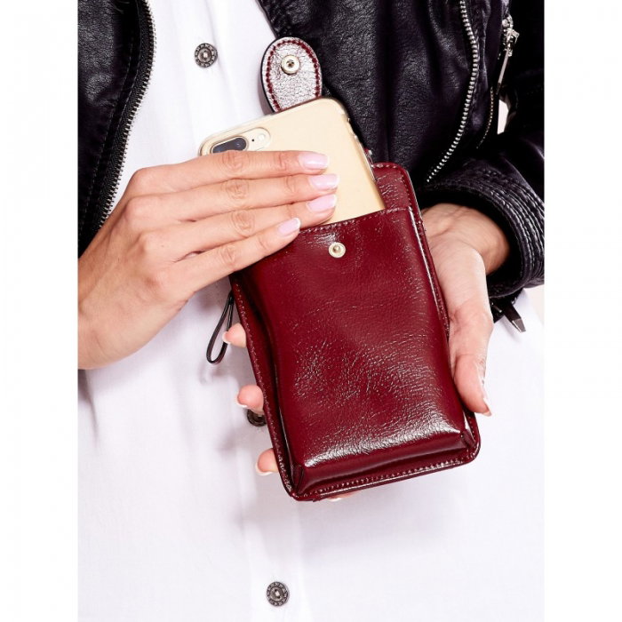 Portdocument (mini-borseta de umar) cu husa telefon din piele ecologioca (PU)   BOR10 [8]