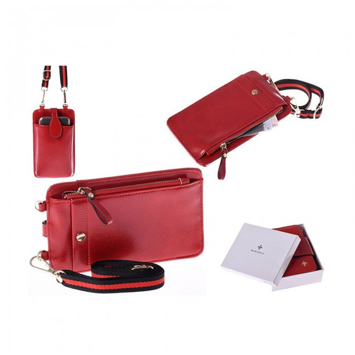 Portdocument (mini-borseta de umar) cu husa telefon din piele ecologioca (PU)   BOR10 [4]