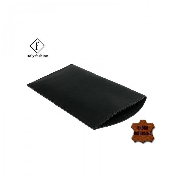 Portochelari (etui) piele naturala Negru - POC01 [3]